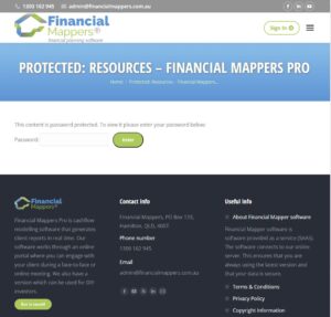 Fintech stack, including financial planning software, Financial Mappers